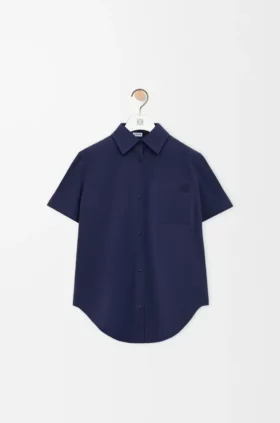 Camisas de manga curta em algodão