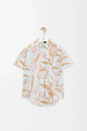 Camisas de manga curta em algodão
