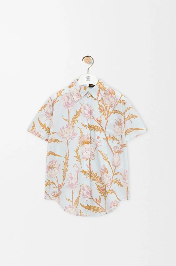 Camisas de manga curta em algodão Camisas de manga curta em algodão