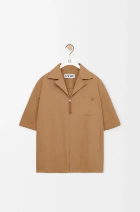 Camisas de manga curta em algodão