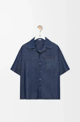 Camisas de manga curta em algodão