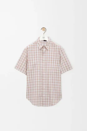 Camisas de manga curta em algodão
