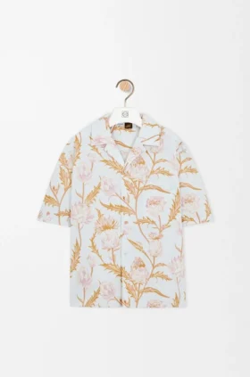 Camisas de manga curta em algodão