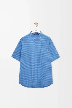 Camisas de manga curta em algodão
