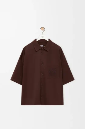 Camisas de manga curta em algodão