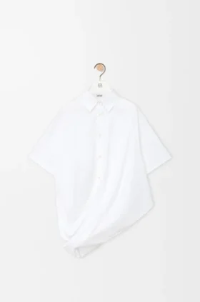 Camisas de manga curta em algodão