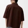 Camisas de manga curta em algodão Camisas de manga curta em algodão
