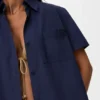 Camisas de manga curta em algodão Camisas de manga curta em algodão