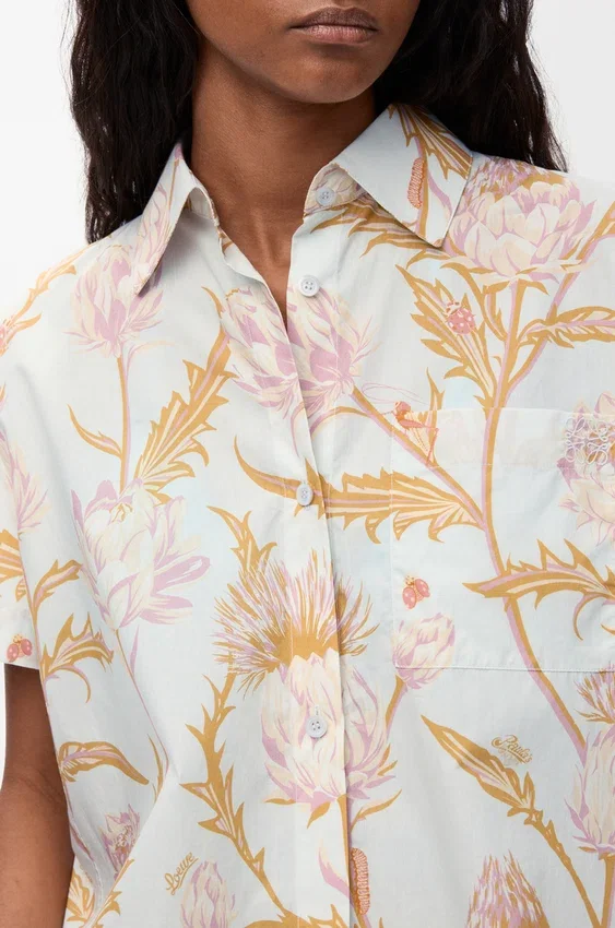 Camisas de manga curta em algodão Camisas de manga curta em algodão