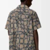 Camisas de manga curta em jacquard de algodão felpudo Camisas de manga curta em jacquard de algodão felpudo