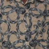 Camisas de manga curta em jacquard de algodão felpudo Camisas de manga curta em jacquard de algodão felpudo
