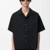 Camisas de manga curta em lã Camisas de manga curta em lã