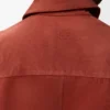 Camisas de manga curta em pele de cabra camurçada Camisas de manga curta em pele de cabra camurçada