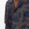 Camisas de manga curta em seda Camisas de manga curta em seda