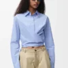 Camisas em algodão