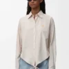 Camisas em algodão