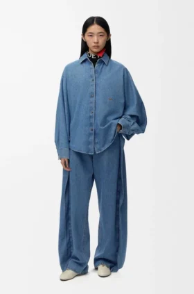 Camisas em ganga