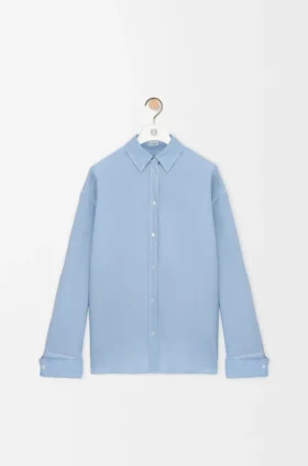 Camisas em lã e seda