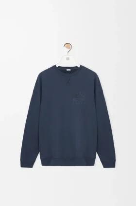 Camisola com anagrama em algodão