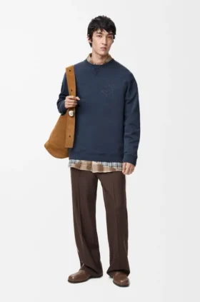 Camisola com anagrama em algodão