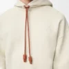 Camisola com capuz de corte descontraído em algodão Camisola com capuz de corte descontraído em algodão