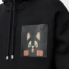 Camisola com capuz de corte descontraído em algodão Camisola com capuz de corte descontraído em algodão