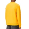 Camisola de algodão com logótipo Anagram da loewe bordado para homem, cor laranja, H526341Xa1-9100