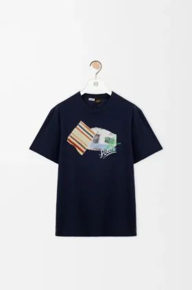 Camisola de corte descontraído em algodão técnico