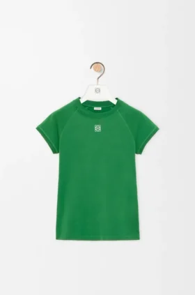 Camisola de corte justo em mistura de algodão