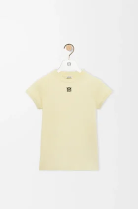 Camisola de corte justo em mistura de algodão