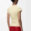 Camisola de corte justo em mistura de algodão Camisola de corte justo em mistura de algodão