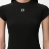 Camisola de corte justo em mistura de algodão Camisola de corte justo em mistura de algodão