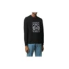 Camisola de homem com logótipo da marca loewe estampado, preta, H6109900Cr-1100