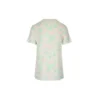 Camisola de manga curta com estampado de margaridas, cor-de-rosa S6109011Si-7238