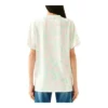 Camisola de manga curta com estampado de margaridas, cor-de-rosa S6109011Si-7238
