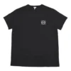 Camisola de manga curta com gola redonda em algodão bordado loewe Anagram Classic para homem, preta, H6109230Cr-1100