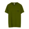 Camisola de manga curta com gola redonda em algodão bordado loewe Anagram Classic para homem, verde, H6109230Cr-4160