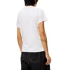 Camisola de manga curta com gola redonda em algodão bordado «Loewe Anagram» para homem, branca, H526Y22J26-2100