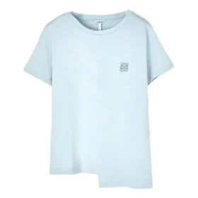 Camisola de manga curta com logótipo, azul claro S6299062Cr