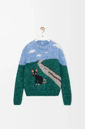 Camisola em lã e mohair