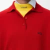Camisola polo em mistura de caxemira e seda Camisola polo em mistura de caxemira e seda
