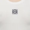 Camisola sem mangas com anagrama em algodão Camisola sem mangas com anagrama em algodão