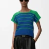 Camisola sem mangas em algodão e lã Camisola sem mangas em algodão e lã
