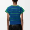 Camisola sem mangas em algodão e lã Camisola sem mangas em algodão e lã
