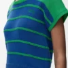 Camisola sem mangas em algodão e lã Camisola sem mangas em algodão e lã
