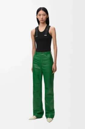 Camisola sem mangas em algodão elástico