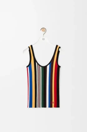 Camisola sem mangas em mistura de viscose elástica