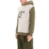 Casaco com capuz e cordão bordado loewe para homem, cor cáqui H526341X94-3962