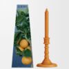 Castiçal de cera com aroma a flor de laranjeira Castiçal de cera com aroma a flor de laranjeira