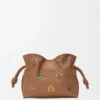 Cats Mini Clutch Flamenco em pele de bezerro napa Cats Mini Clutch Flamenco em pele de bezerro napa